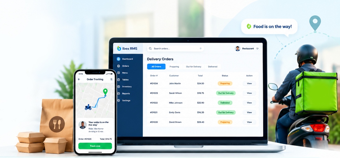 Ibex RMS Delivery Management Dashboard