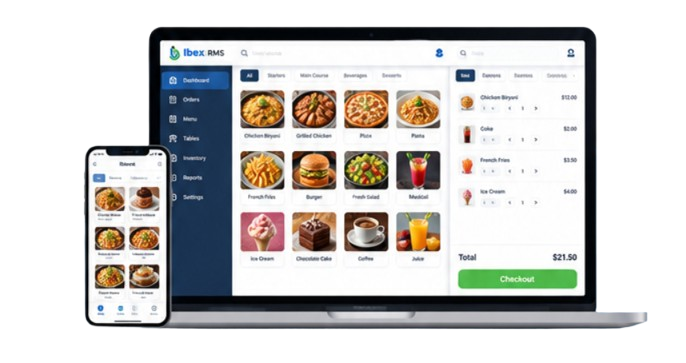 Ibex RMS POS Dashboard